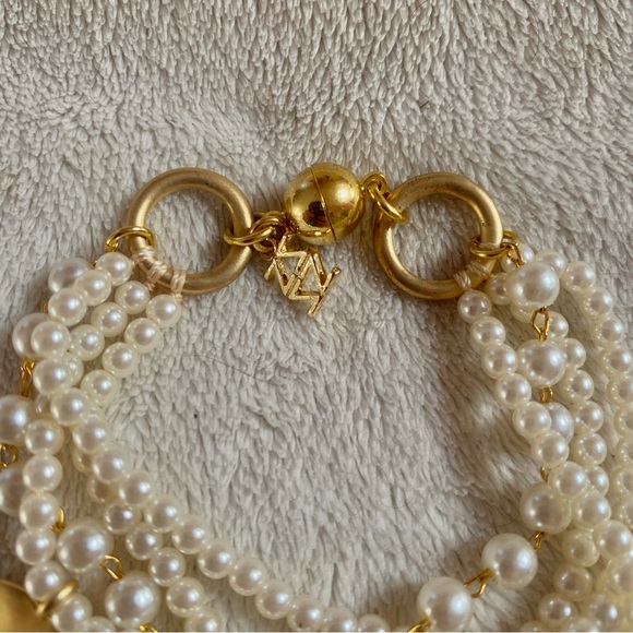 Gold Pearl Bracelet Zenzii - Picture 4 of 5